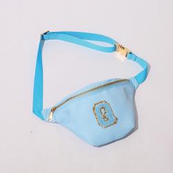 Keymay Customizable Printable Waterproof Unisex Nylon Sport  Belt Bag Custom Fanny Pack Pouch Waist Bag