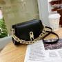 High Quality Fashion Women Bag Leather Customs Handbags PU Shoulder Bag Strong Chain Small Flap Crossbody Bags for Women