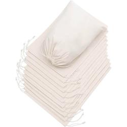 Gelory Cotton Pouch Wholesale Storage Bag Logo Printed Muslin Drawstring Bags Food Packing Bags Christmas Gifts Pouch