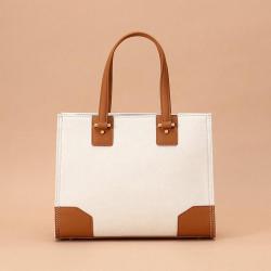 Luxury PU Leather Big Custom Handbag Shoulder Ladies Large Tote Bag for Women