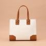 Luxury PU Leather Big Custom Handbag Shoulder Ladies Large Tote Bag for Women