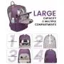 LOVEVOOK large capacity waterproof women anti theft fashion leisure 17 inch high quality student school bags USB laptop backpack