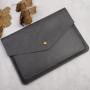 versatile multi-use customized quality portable leather sleeve oem magnetic envelope laptop sleeve