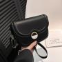 Wholesale Small Half Round Leather New Style Fashion Ladies Handbags For Women Underarm Women's Bags Shoulder Bag