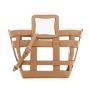 Ladies Bag 2020 Fashion Bucket Hollow Out Summer Beach Tote bag With outside Mini Canvas pouch bags for ladies