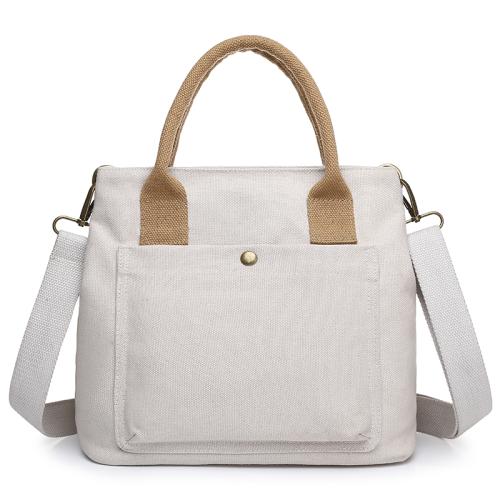 Custom Canvas Ladies Tote Handbags Durable Fashion Female Shoulder Bag Wholesale Crossbody Bag for Women