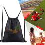 Mesh Net Backpack Shopping Bag Drawstring Backpacks For Men And Women Eco Shopper Travel School Gym Outdoor Bags