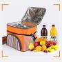 custom waterproof portable lunch box tote shoulder hot cold thermal insulated food delivery bag with food container