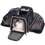 PE030 Pet Carrier Bag Cat Travel Bag Animal Backpack Durable Expandable Airline Approved Cat Bag Pet Cages Carrier for Travel