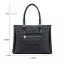 LOVEVOOK Quilted Vegan Leather Handbags for Women Shoulder Tote Purse Cross Body Bag Purses with Tassel Large Hand bags Ladies