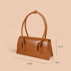 2024 Vintage Design Ladies Shoulder Bags Luxury Pu Leather Handbags Fashion Large Capacity Tote Bag For Women