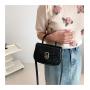 HR284 PU Small Square Bag for Women's New Niche Design Fashionable Handbag Versatile Trend Simple One Shoulder Crossbody Bag