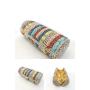 New Luxury Metal Evening Clutch Bag Diamond Bridal Rhinestone Party Bag Colorful Handmade Cylindrical Stone Evening Bags