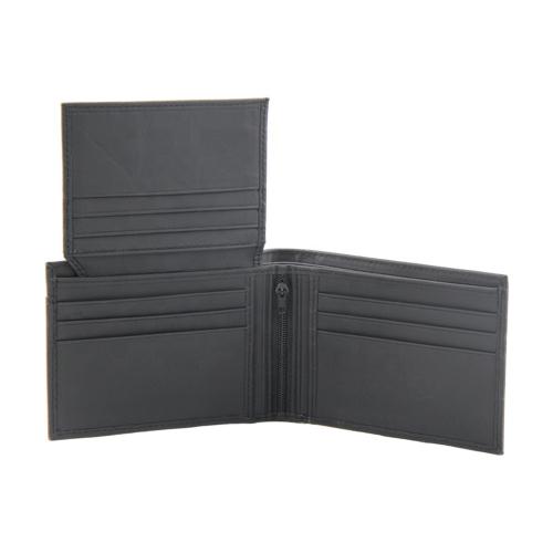 Bifold Wallet With Flap ID Window Top Grain Leather Wallet for Men RFID Blocking Leather Billfold