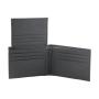 Bifold Wallet With Flap ID Window Top Grain Leather Wallet for Men RFID Blocking Leather Billfold