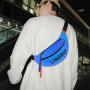 HR048 Fashion Sports Lovers Chest Bag Nylon Lightweight Leisure Crossbody Bag Students Night Reflective Color Messenger Bag