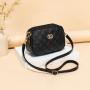 Premium Quality texture bag ladies messenger bags pu leather wholesale embroidery fashion large capacity women's shoulder bag