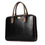 Genuine Cow Skin Leather Business Briefcase Tote Bag with Custom Logo China Factory Custom Briefcase Bag