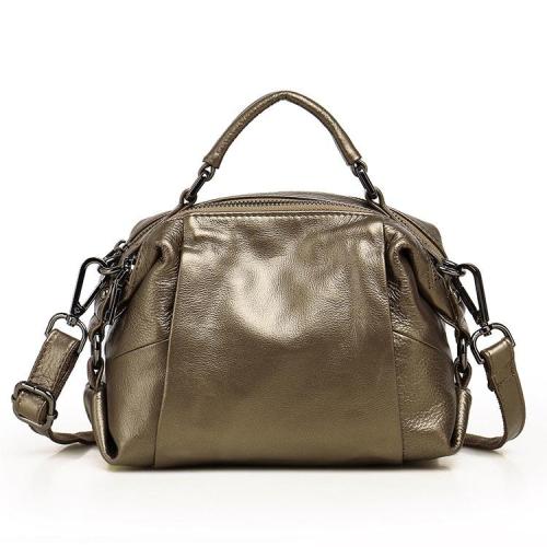 2024 Custom Luxury Genuine Leather Boston Bags Handbags For Women With Shoulder Strap