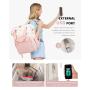 LOVEVOOK Quality 17.3 in Travel Laptop Backpack Business Notebook Bag With USB Port Custom Waterproof Laptop Backpacks For Women