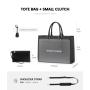 LOVEVOOK LOGO custom laptop handbags for women ladies fashion officework bag leather women's tote bags with laptop compartment