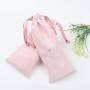 Wholesale Hot Stamping Suede Pouch Drawstring Dust Bag Pink Suede Gift Bag For Jewelry