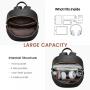 LOVEVOOK Fashion PU Leather Casual College Style Travel Bag Water Resistant daypack cute girls school Satchel backpack for women