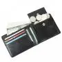 XL296 Best Selling Men's Short Leather Wallet Accept Customized Logo Genuine Leather Soft Comfortable Triple Folding Billfold