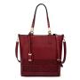 Fashion Reusable Custom Logo Large Luxury Tote Bags For Women PU Leather Waterproof Shopping Ladies Tote Bag