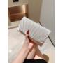 Women Evening Bags Clutch Purse Handbag Champagne Pleated Fabric Wedding Cocktail Party Clutch Bag Ladies