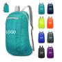 Custom Print Ultra-Lightweight Foldable Backpack Durable Outdoor Travel Casual Daypack for School Training