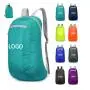 Custom Print Ultra-Lightweight Foldable Backpack Durable Outdoor Travel Casual Daypack for School Training
