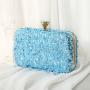 Fashionable New Handmade Beaded Portable Women's Bag Bright Color Dress Embroidery Dinner Bag High Quality Women's Banquet Bag