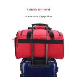Gelory Popular Hot Selling Water Resistant Sports Gym Bag With Shoe Compartment Travel Duffel Bag
