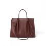 Custom Logo Female Vintage Real Leather Ladies Shoulder Tote Bags With Zipper For Women Large Capacity Handbags And Purses