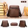PU Leather Fashion Bags Men Luxury Hand Bags Leather Handbags For Outdoor Sport Travel Hiking Camping