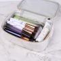 White Travel Bag 4 In 1 Makeup Case Rolling Makeup Trolley Cosmetic Case Make Up Box