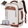 LOVEVOOK 40L Carryon Backpack Personal Item with 3 Packing Cubes Waterproof Business Weekender Overnight Luggage Travel Backpack
