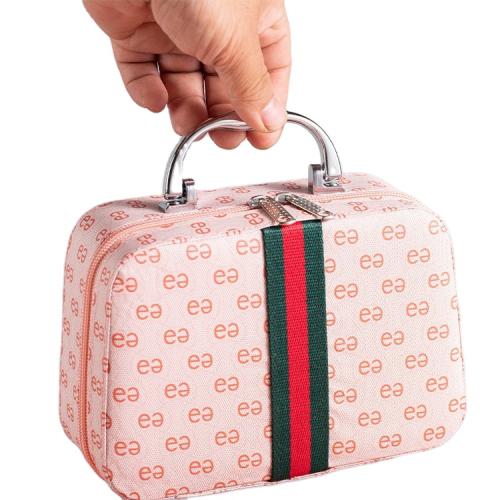 New portable cosmetic bag Korean stone pattern cosmetic box gift bag cross border children's toy box sewing box