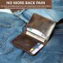 Factory wholesale Vegetable Tan Leather Mens Leather Bifold Wallet Rfid Wallet bifold card holder