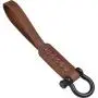 Stylish Vintage Crazy Horse Genuine Leather Key Ring Keychain Holder Promotional Leather Car Key Organizer Holder