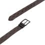 Reversible mens genuine leather belts with stainless steel buckle custom