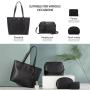 2022 custom hot sale LOVEVOOK factory high quality ladies 4 pieces set handbagsets crossbody bag with wallet women handbags