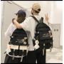 HR033 Teenage Kids Nylon School Bags College Students Leisure Laptop Backpack Popular Cute Pendant Mobile Phone Multiple Bags