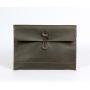 Leather Envelope Folder Case Portfolio Mens Clutch Portfolio Sleeve Case for Padfolio File Folder A4 Document Organizer