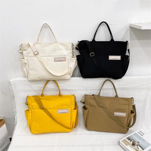 Wholesale Vintage Large Capacity Diagonal Handbag Casual Fashion Multi-pocket Canvas Tote Bag