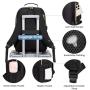 LOVEVOOK 2024 Fashion oem custom wholesale smart laptop backpack bag waterproof school college travel laptop backpack USB cable
