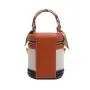 2024 Custom Canvas Leather Bucket Bag Handbag For Women Luxury With Scarf Charm