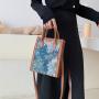 Customized Printed Purse Luxury Hand Bags Shoulder Basket Tote Handbag