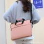Business Office Notebook Shoulder Bag Men's Briefcase Printing logo Waterproof Bag Computer Bag Laptop